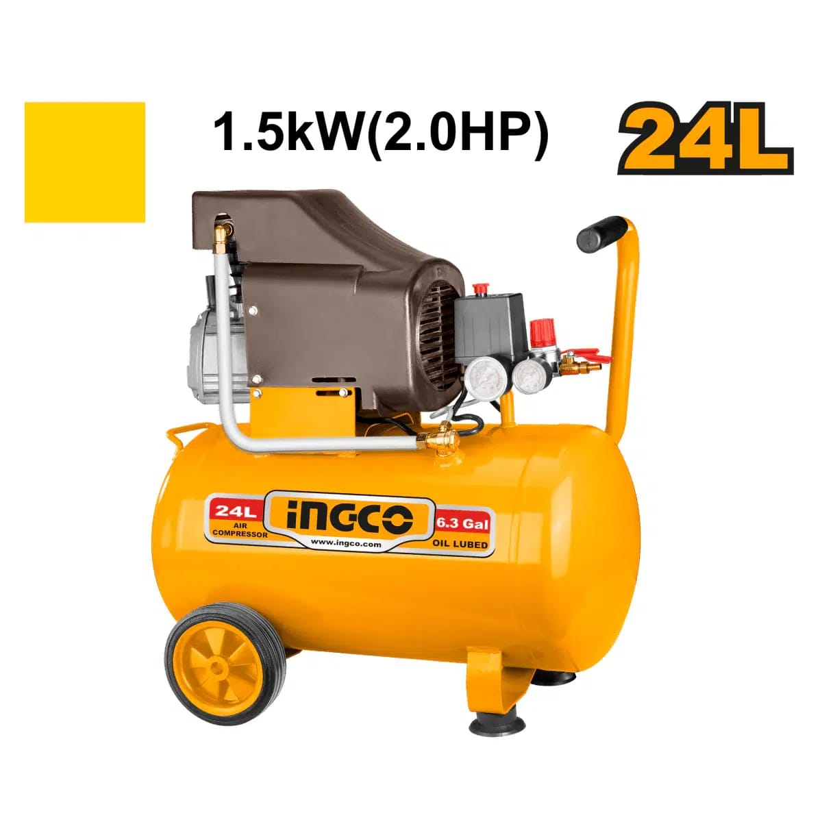 COMPRESOR DE AIRE 1.5KW 2HP INGCO