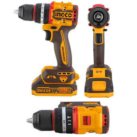 TALADRO PERCUTOR 66NM COMPLETO INGCO - Imagen 2