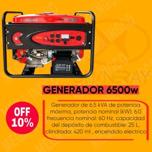 Generador A Gasolina 5kw 6500W Shineray A/E