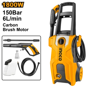 Hidrolavadora de Alta Presión INGCO 1800W 2200 PSI