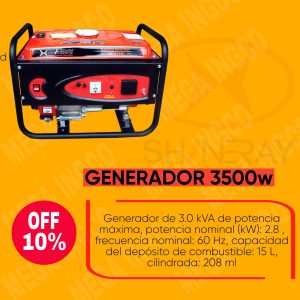Generador de Luz Shineray 3500w