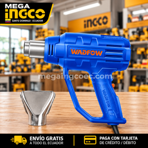 Pistola de Calor WADFOW 1800W 480°C/560°C – UWHG1514