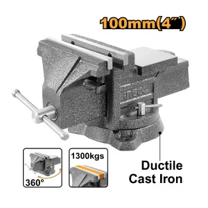 Entenalla / Prensa de Banco INGCO 4″ 1300 kg – HBV084