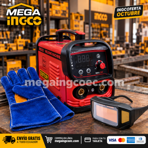 Combo Soldadora MMA 220A 110/220V + Gafas Fotosensibles + Guantes